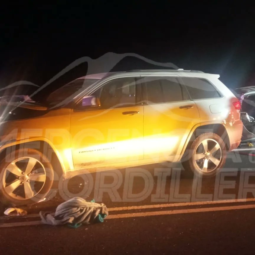 emerVcordillera's tweet photo. Actualización 
Panquehue: Ahora accidente de tránsito Ruta CH60 km 39 altura el Mirador colisión tres vehículos menores alta energía 4 personas  lesionadas una  persona fallecida. https://t.co/PLJWQ2MPQR