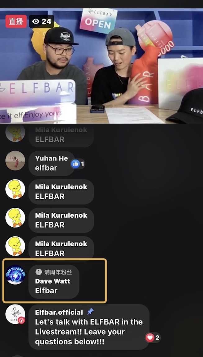 ELFBAR_official tweet media