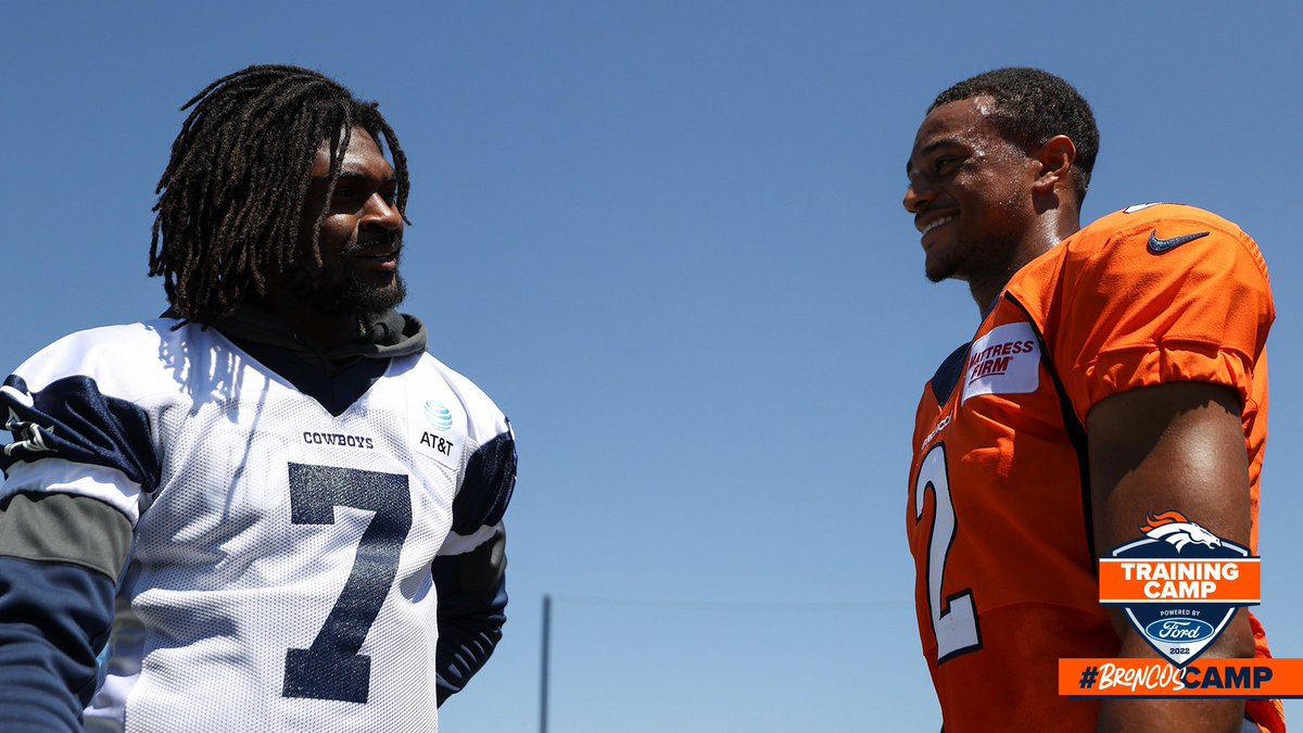 Broncos's tweet photo. #BroncosCountry 🤝 #CowboysNation https://t.co/b7ZUQ5Jmkq