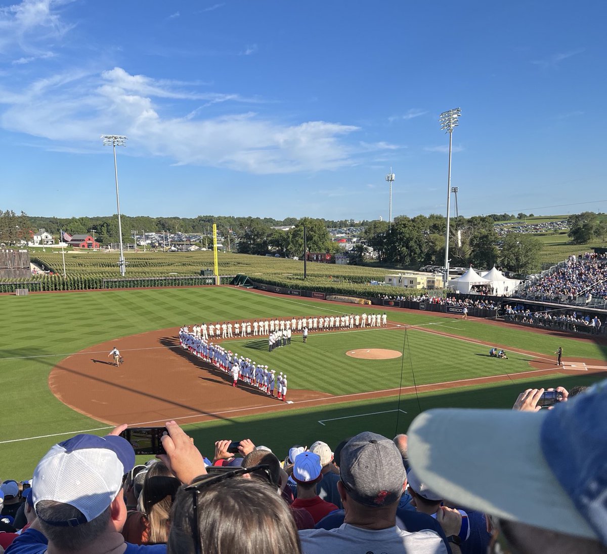 Incredible experience tonight @ Field of Dreams. #mlbatfieldofdreams  #FoxSports