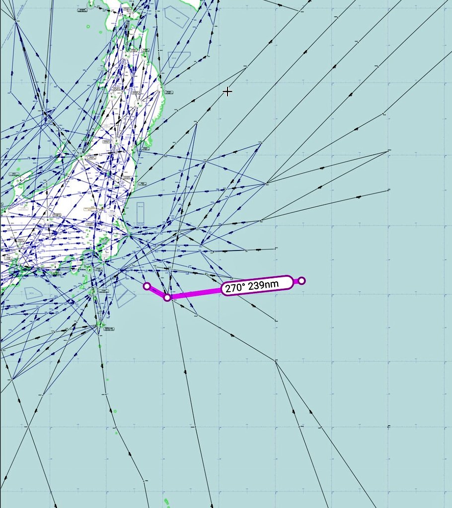 FMilcoms's tweet photo. #NASA926 #ACD5A1 on NP Tokyo 8951

3424N14656E 0506 FL450-610
ADKAK 0540
MERED  

Heading West.
Contact Tokyo Center on 133.6. https://t.co/zNhBCvndBi