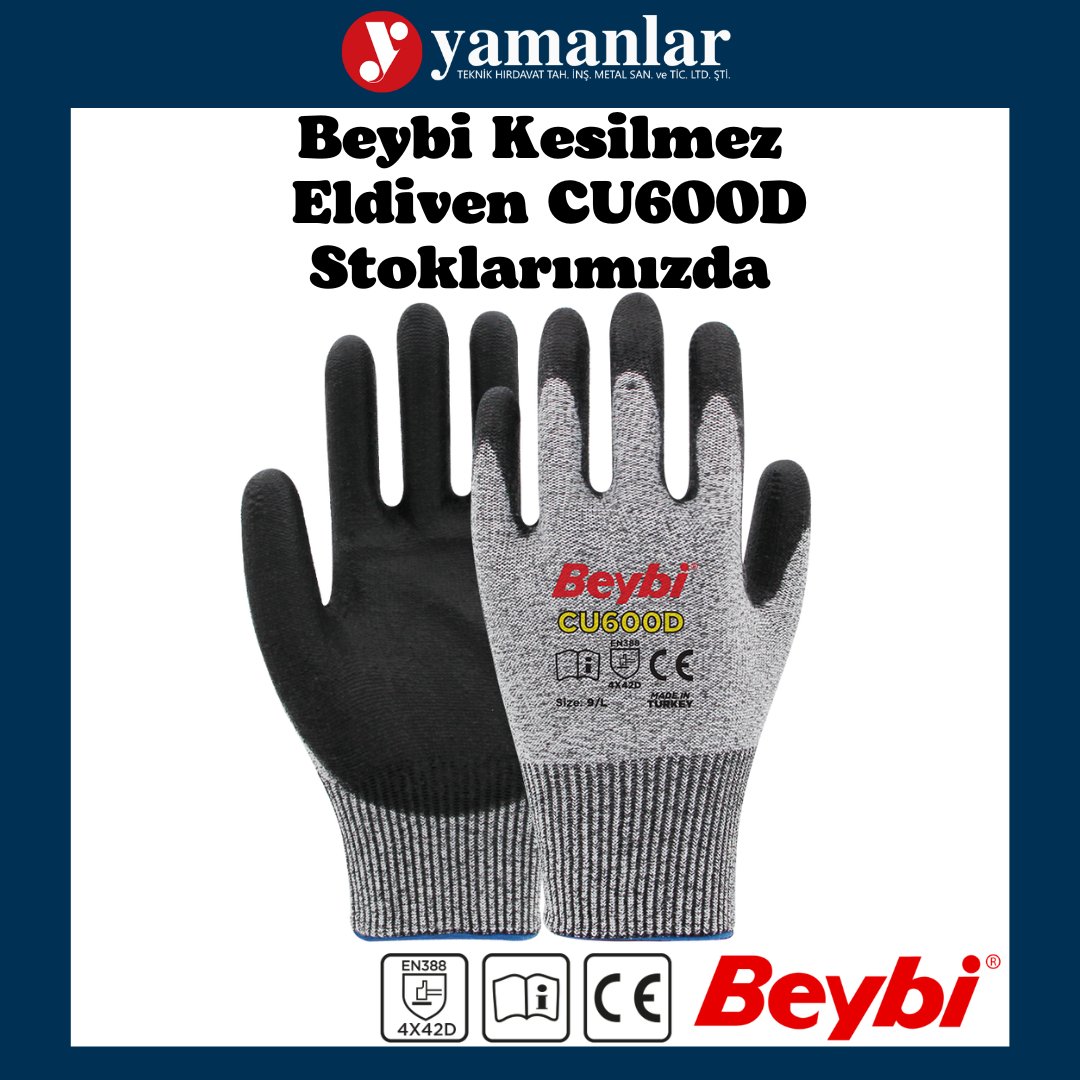 Beybi Kesilmez Eldiven CU600D

#yamanlar #samsun #kesilmez #beybiplastik #beybieldiven #beybieldivenleri #beybieldivençeşitleri #poliüretaneldiven 
 
STOKLARIMIZDA

yamanlargrup.com.tr
n11.com/magaza/hirdava…
hepsiburada.com/magaza/hirdava…
trendyol.com/magaza/hirdava…