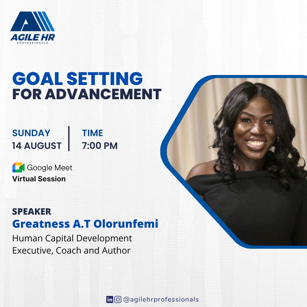 agilehr_p's tweet image. Hello Human Resource Professions and the entire work publics. Don&apos;t forget that mind enriching section is going down this Sunday 14th August 2022. Google meet is the channel. Connect to AHRP WhatsApp platform for reminders.
Keep a date and don&apos;t miss this.