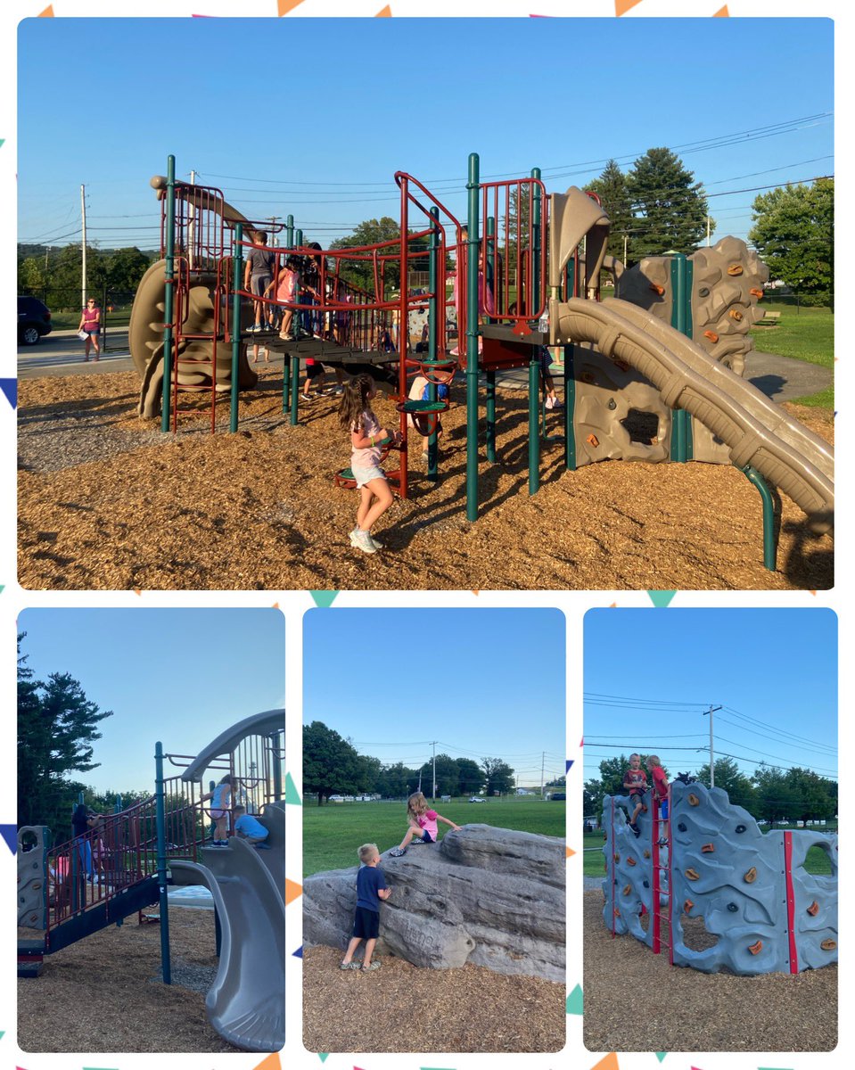 QE kindergartners and families gathered tonight for fun on the playground! We’re looking forward to a great school year! #QvillePride #inspiring #connecting