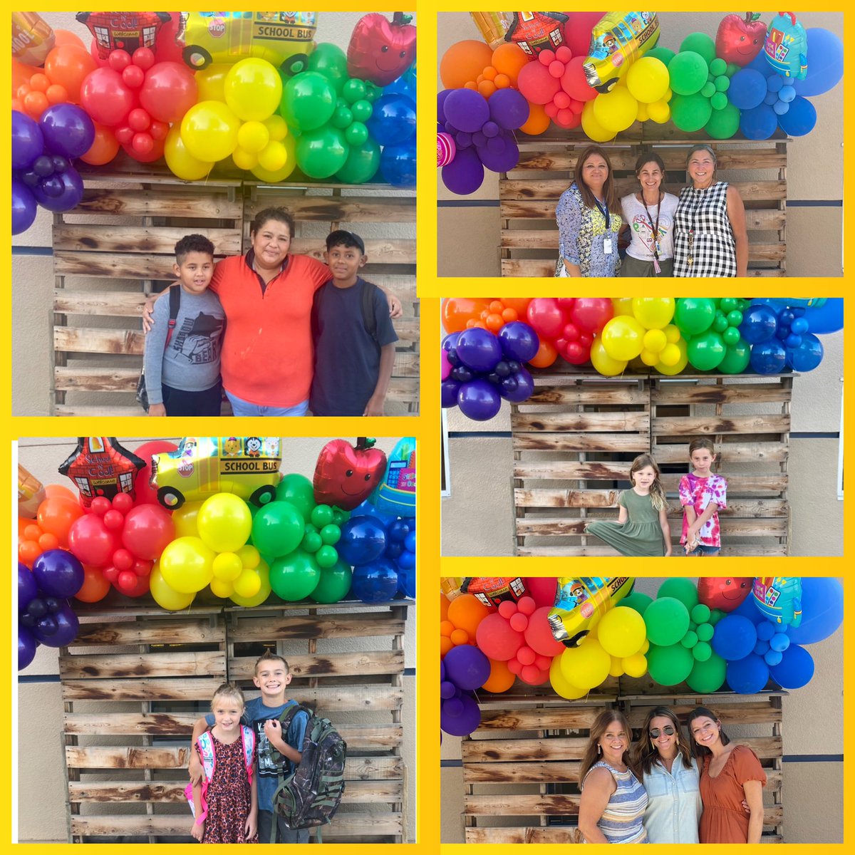ECCoyotes's tweet photo. Elbow Creek Coyotes were excited for our first day of school! It was wonderful seeing happy faces from students and staff! Such amazing students and staff! #eccoyotes #best1stdayvusd https://t.co/JKXnsWcqIS