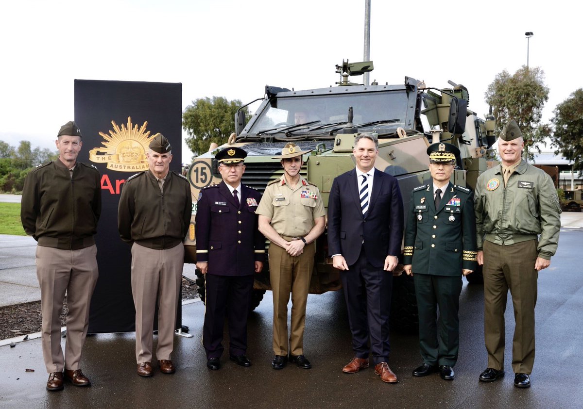 It was a pleasure to meet senior military leaders from the US, Japan and Republic of Korea, who are in Adelaide for talks hosted by <a href="/ChiefAusArmy/">LTGEN Simon Stuart</a>.

These are important opportunities to continue discussions with our partners, to ensure a stable and prosperous Indo-Pacific.