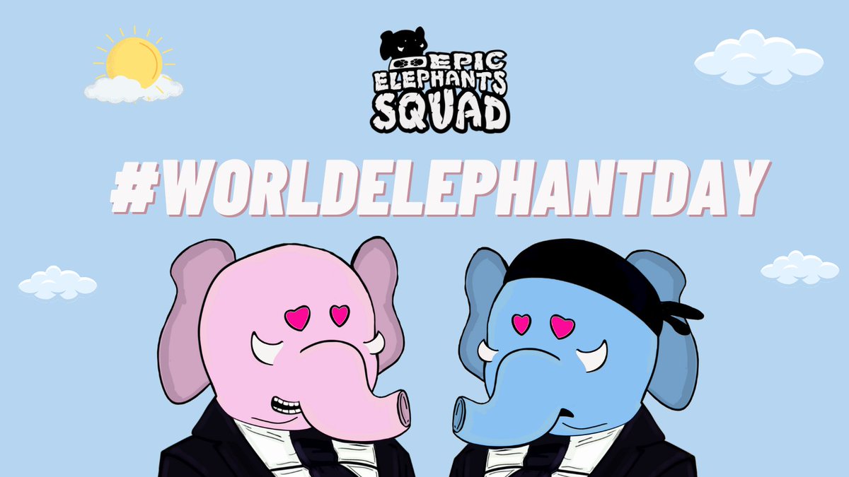 EpicElephants's tweet photo. All suited up for tomorrow ๐๐
Show your Epic #profilepic ๐๐ฅ
#worldelephantday #elephant #elephants #elephantsconservation #epicsquad #babysquad #NFTCommunity https://t.co/ZvxbXFJwvf