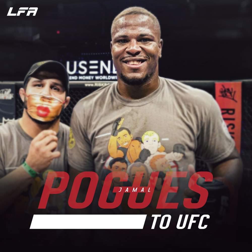 Congrats to <a href="/LFAfighting/">LFA</a> star <a href="/MMAs_Finest/">Jamal Pogues</a> on signing with the #UFC!

#MMA
#LFANation
<a href="/UFCFightPass/">UFC FIGHT PASS</a>