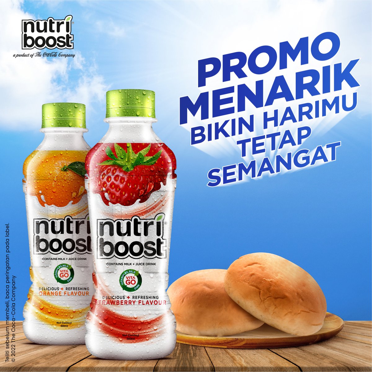 Jgn sampai ketinggalan promonya, biar harimu #TetapSemangat dgn NUTRIBOOST yg lezat &amp; bernutrisi​.

Periode 10 - 22 Agustus 2022 Khusus di Indomaret &amp; Klik Indomaret.
Periode 16- - 31 Agustus 2022 Khusus di Alfamidi.
Periode 1 - 15 Agustus 2022 khusus di Alfagift (Link di bio)