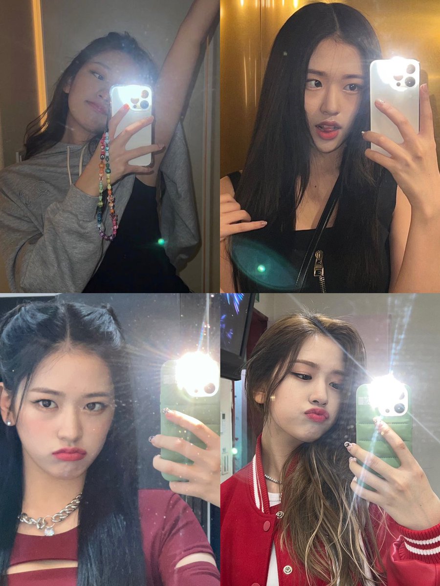 her mirror photos with flash never disappoint