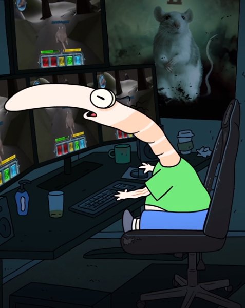 ZakariyaAliSher's tweet photo. Hooray! I just reached level 987413 in Mouse Quest!
#SmilingFriend #AdultSwim #MichaelCusack #ZachHadel #Shrimp #DavidFirth #animation #comedy #surreal #MouseQuest #MouseQuestII #dating #mice #rodents #ratsandmice #HoorayIJustReachedLevel987413InMouseQuest https://t.co/w7NDHjM2II
