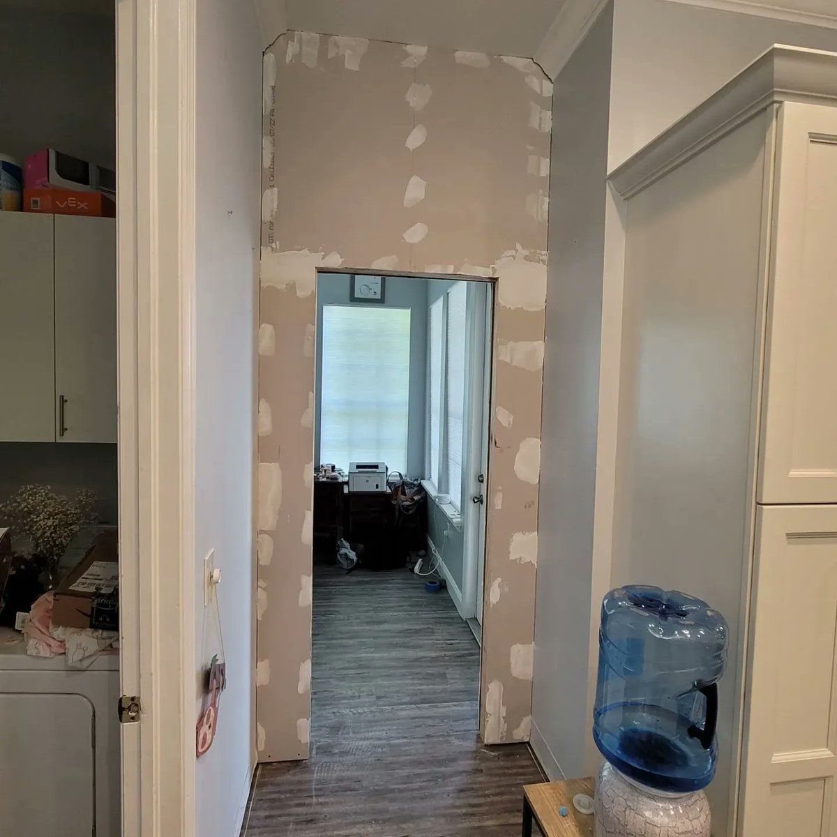 Opvetfirstfdn's tweet photo. Start of another Project for a vet who has a home office who needed some privacy.  So we are building her own entrance to her office.. 

All this work is done by donations so check out our website too see how you can help a vet in need.

#operation_vetfirstfoundation https://t.co/4GcUvYB3dV