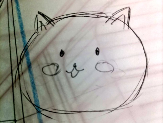 あ!あのウサギなら楽に描けるぞ!と描いてみたが、一般の人には全く伝わらないウサギだったから…、ボツ?楽なのになあ 