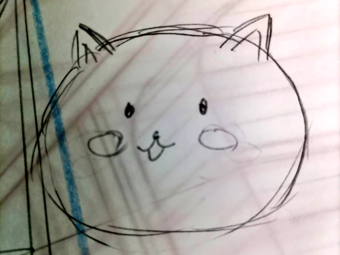 あ!あのウサギなら楽に描けるぞ!と描いてみたが、一般の人には全く伝わらないウサギだったから…、ボツ?楽なのになあ 