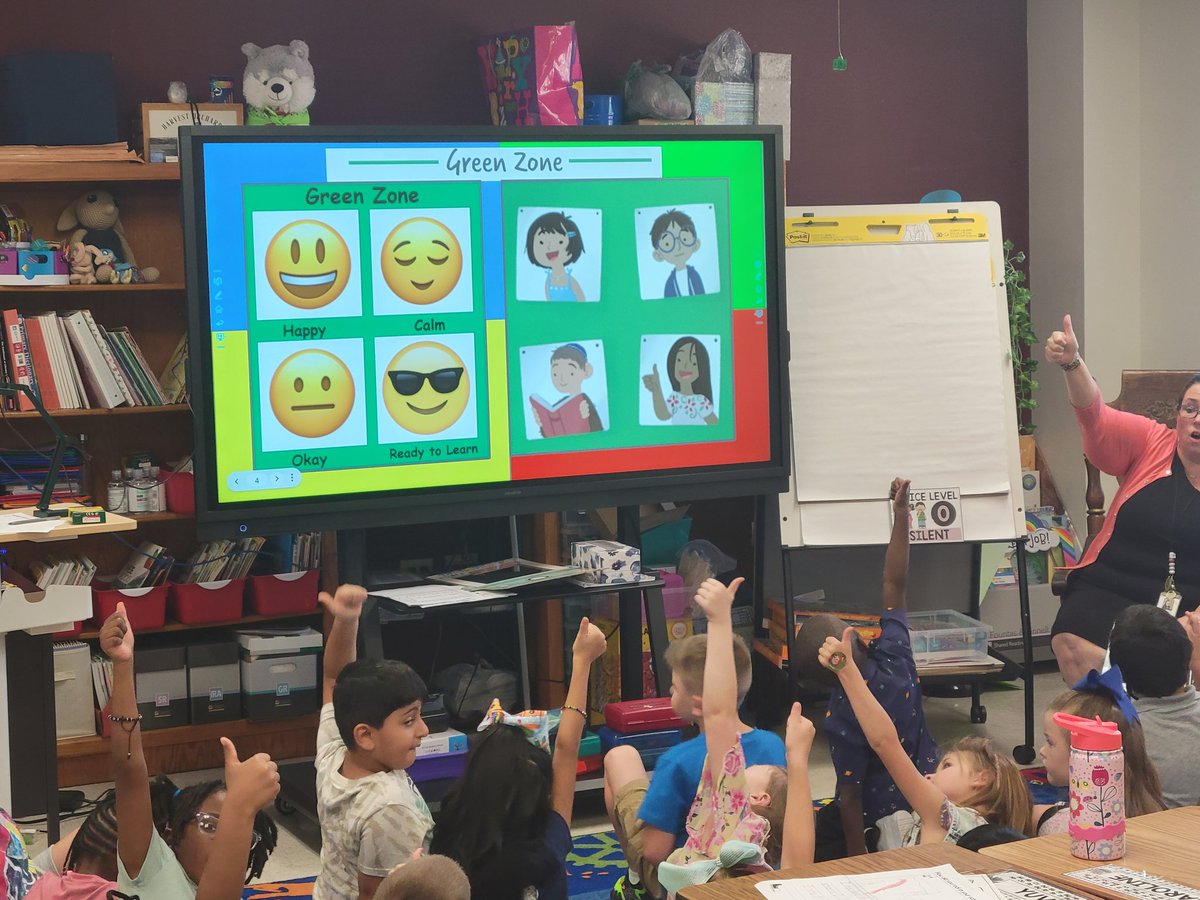 Love seeing Howry students learn about emotions &amp; self-awareness through the Zones of Regulation. Dedicating time for this is SOOO #worthit !!