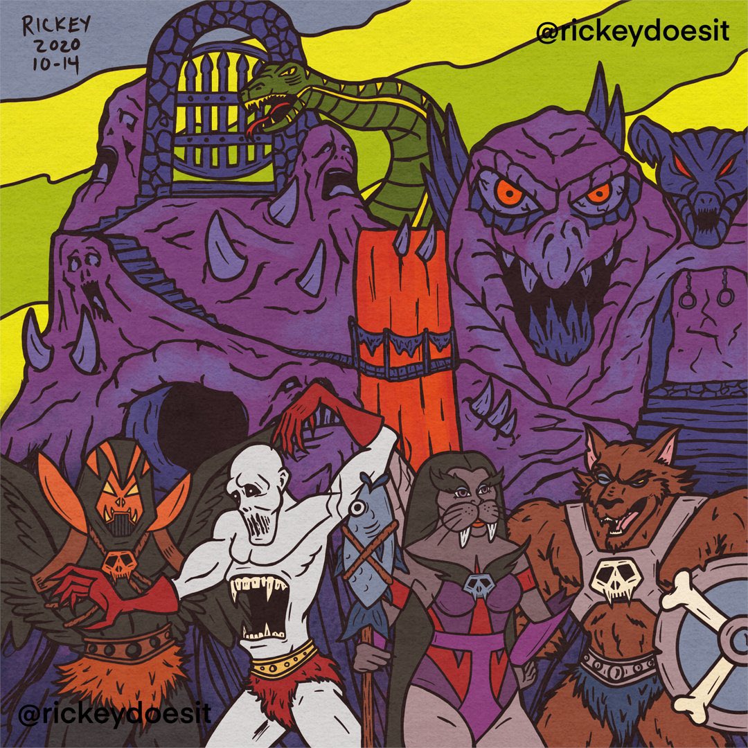 MOTUdrawing's tweet photo. @skeleternia My favorites are seriously 

💥The New Goons!

These incredible NEW MOTU Characters created by and drawn by the very talented artists of the #MOTUDrawingChallenge 

@rickeydoesit 

@shaneoid77 

@lawtonbennie 

#MastersoftheUniverse #heman #newgoons #motu #motuhalloweenfrightzone https://t.co/cIqCztbjwm