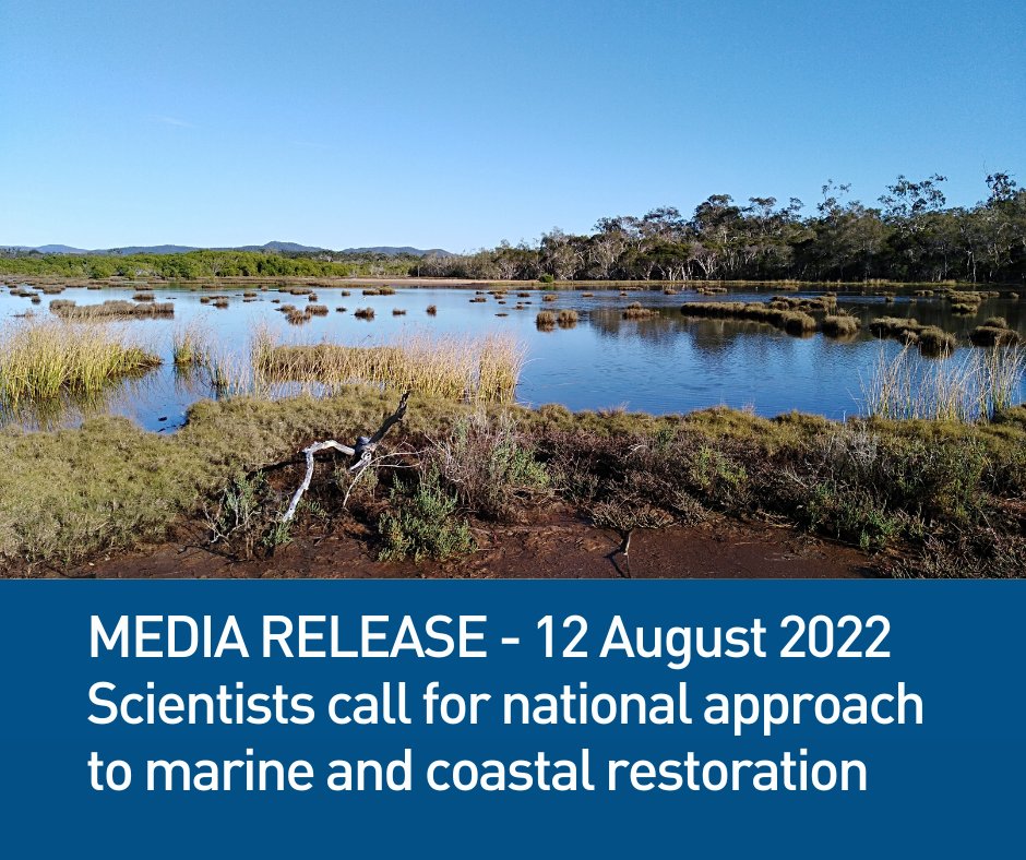 A <a href="/NESPmarinecoast/">NESPMarineandCoastalHub</a> study led by <a href="/CSIRO/">CSIRO</a> and <a href="/jcu/">James Cook Uni</a>  calls for a new coordinated and scaled-up approach to restoring Australia’s coastal and marine ecosystems.

nespmarinecoastal.edu.au/media-release-…
