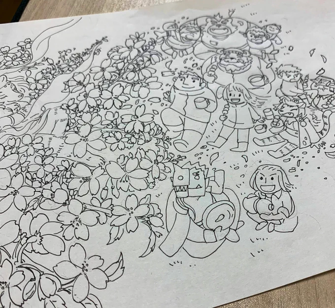 #上手いとか下手とかそういうのは関係なく自分が気に入っている絵を4枚選ぶ選ぶ見た人もやってくれたら嬉しいな 