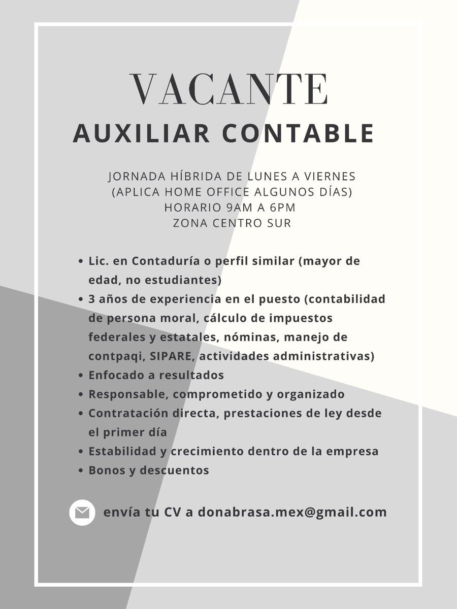 elisa_rjs's tweet photo. #Vacantes #Querétaro https://t.co/caEC7n7Az1