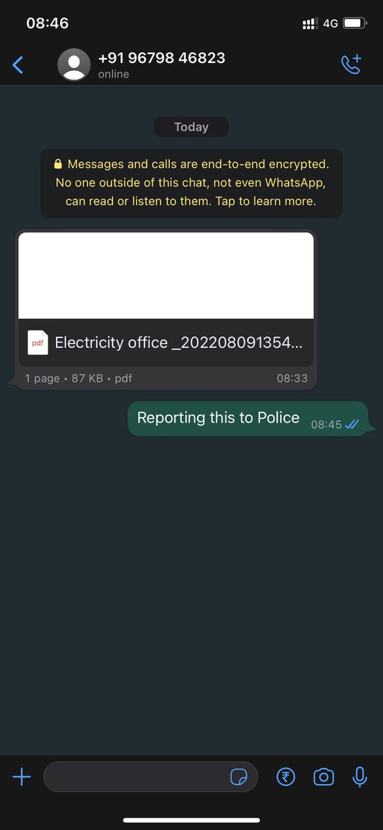 stupidacharya's tweet photo. @MumbaiPolice @ThaneCityPolice Received this message on WhatsApp just now.. Please take action against these fraudsters. https://t.co/Q95IqW9SDH