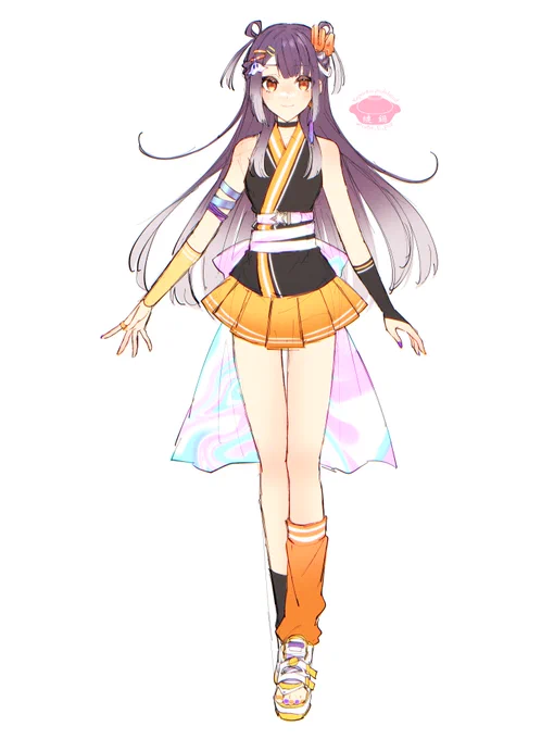 うみせの和服アレンジ(全身)  