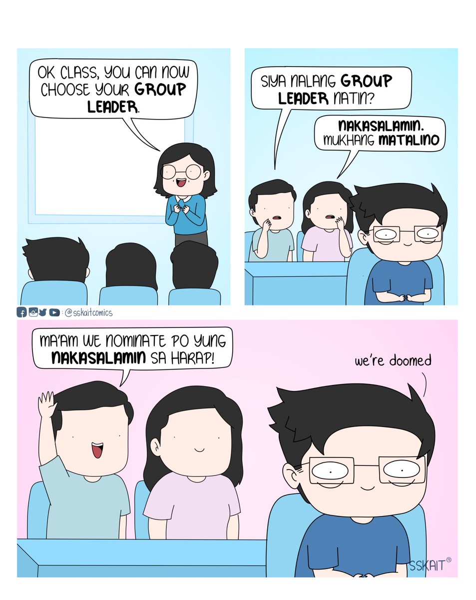 sskaitcomics's tweet photo. Walang sisihan guys ha, pinili niyo yan  😌🤓😂 https://t.co/klYEzfLi0b