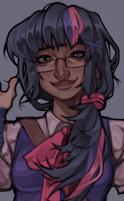 human twilight sparkle!!! i'm planning on doing all the mane 6 :3 #twilightsparkle #mylittlepony #mlp #fanart 