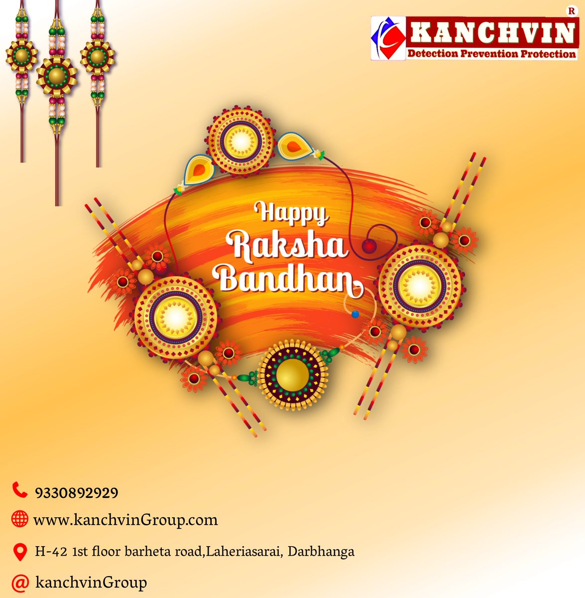 kanchvingroup's tweet photo. रक्षाबंधन की हार्दिक शुभकामनाएं 

#Detection_Prevention_Protection 
#security #protection_products #proactive_services #PROFESSIONAL_EXPERTS #firefighting #firesafety #firefighter #securitysolutions #securityguard #securitysystem 

https://t.co/5eHbobdxNG
Kanchvin Group https://t.co/qt70rSU79F