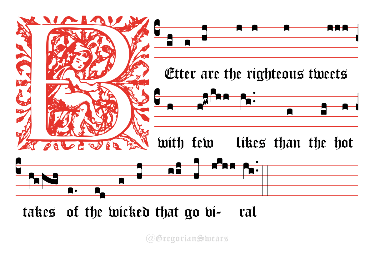 GregorianSwears's tweet photo. #TwitterPsalms https://t.co/TqlmYZz2Fo