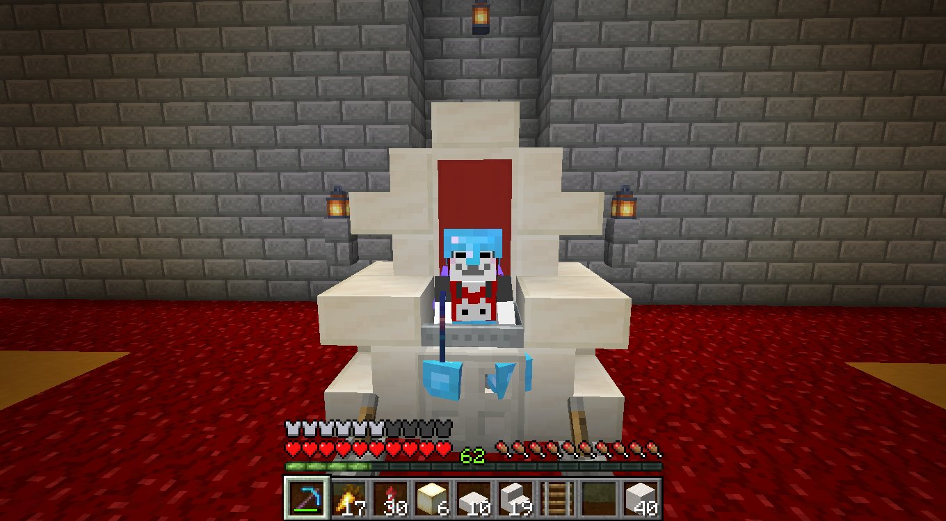 マタタビ Sur Twitter マイクラ 王様の椅子を作りました もうちょい よくできないかな T Co 9fvbdxkjpk Twitter