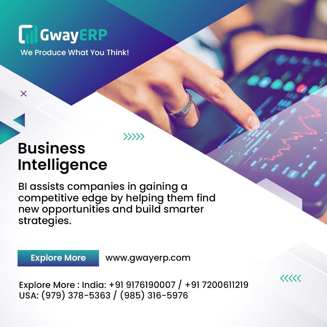GwayERP's tweet photo. BI
BI assists companies in gaining a competitive edge by helping them find new opportunities and build smarter strategies.
#GwayERP #CustomisedERPsoftware #AssistsCompanies #NewOpportunities #SmarterStrategies
Get a Free Demo: https://t.co/dyYbbtCkFw https://t.co/U15yt1P55I