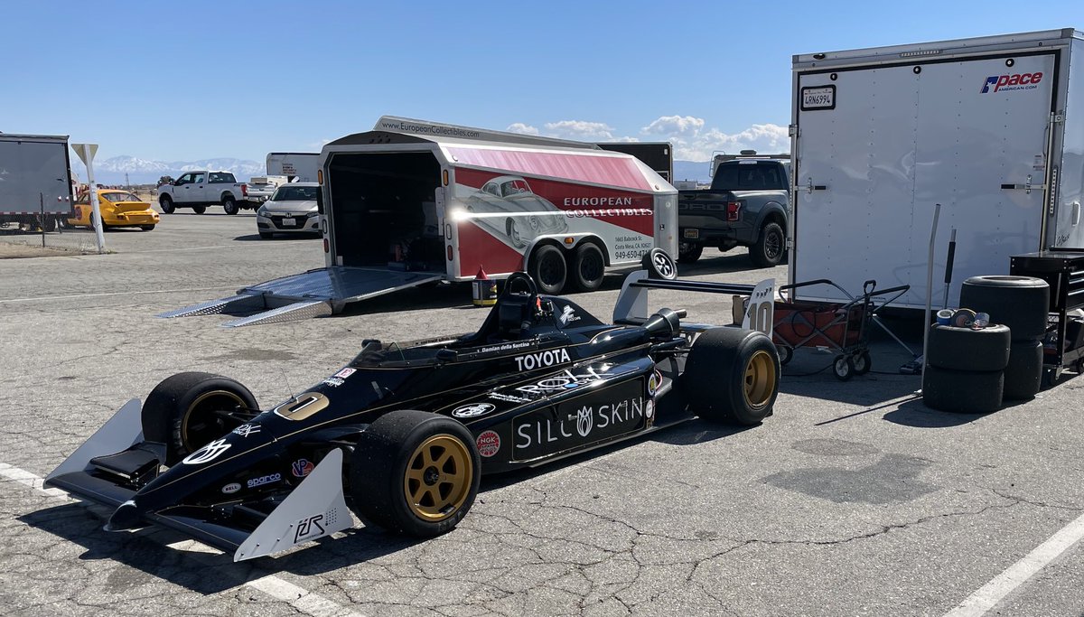 Biondoveloce's tweet photo. Spread the word and Please keep your eyes out… Stolen this morning from Van Nuys, CA. 
2019 Pace 8x20 White Enclosed trailer. License #4RN6994
1991 Swift DB4 Toyota Atlantic. Chassis #00491
Currently has transport wheels mounted. 2 sets of gold magnesium wheels also with car. https://t.co/xP7LWhH2Cy