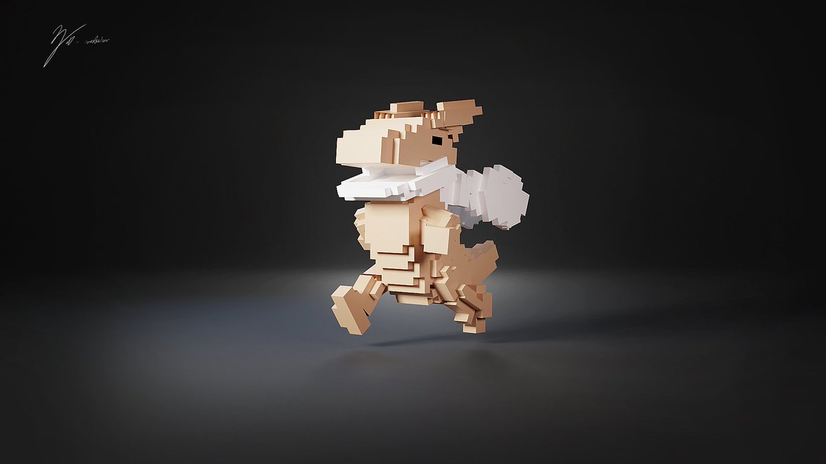 3D 곤드를 복셀로 만들어봤다곤!
이번주 일요일 NFT로 민팅 예정이곤곤

#voxel #3D #Gonde #Nft #Art
