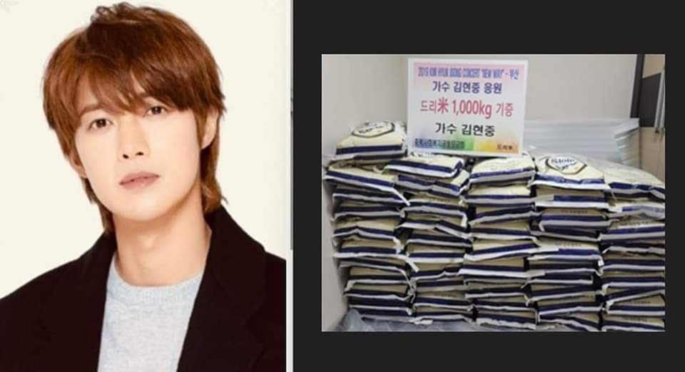 Our beautiful <a href="/khj_heneciatwt/">KIMHYUNJOONG</a> donated these kilos of rice, we know that he really likes helping others.

#KimHyunJoong
