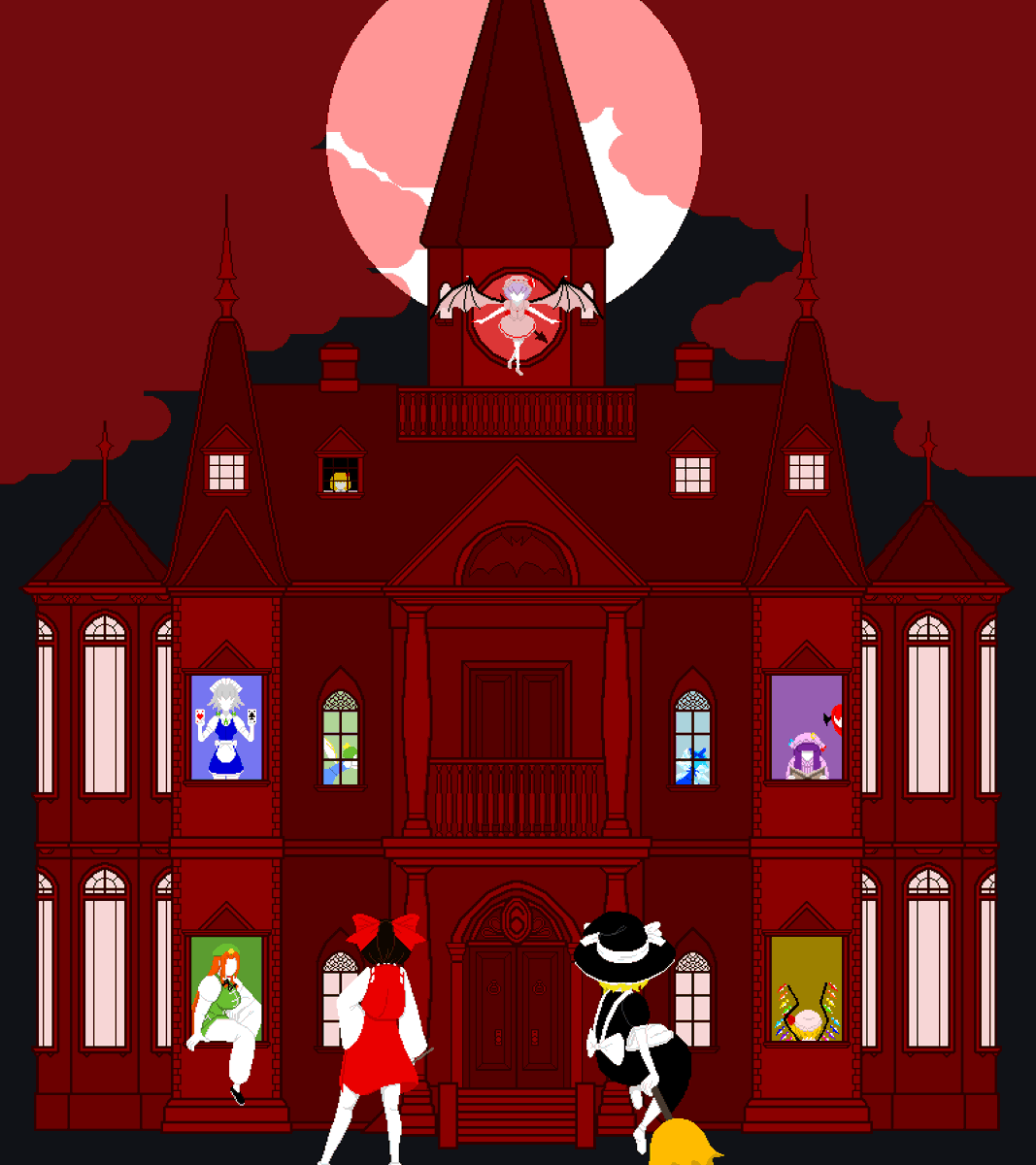 Azoth_The_Devil's tweet photo. I wanted this done sooner but here's my contribution to the 20th anniversary of EoSD, a game I treasure dearly.
#紅魔郷20周年 #EoSDay #東方project https://t.co/tNgzTkjND3