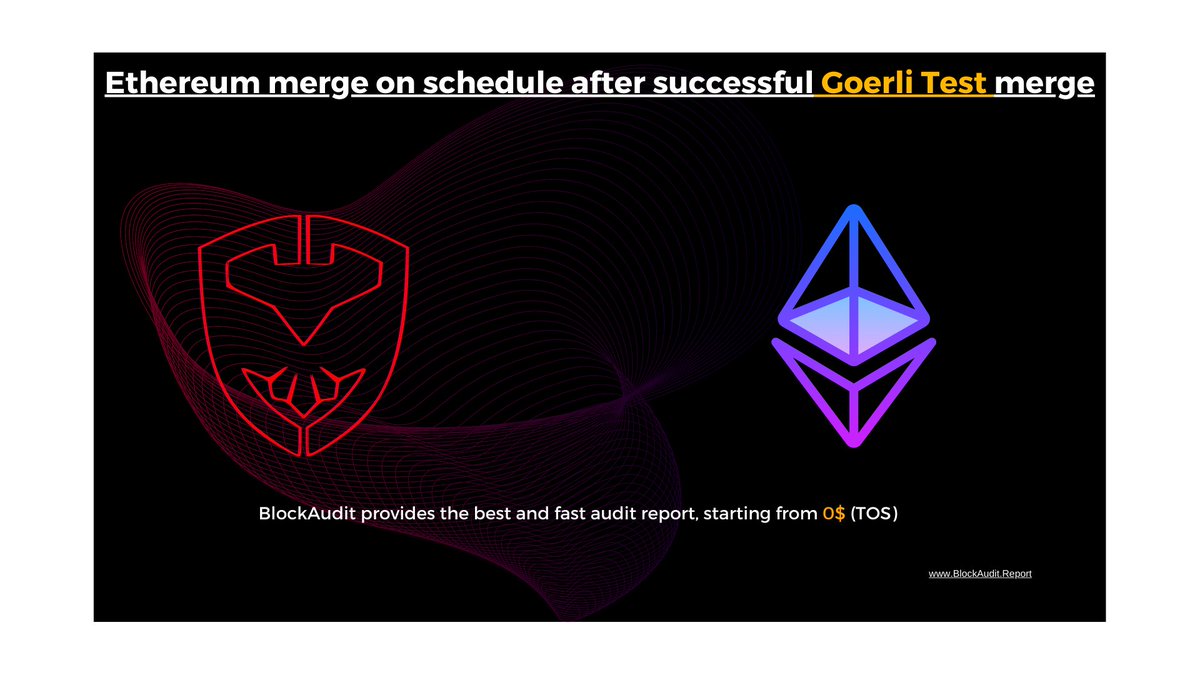 BlockAudit's tweet photo. @VitalikButerin @ethereum Its  a #GoerliTest https://t.co/xufe5EazO1