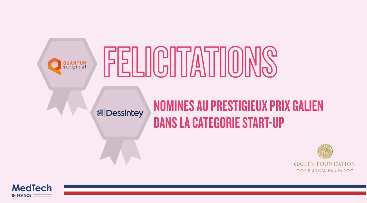 Medtech in France (@medtechinfrance) on Twitter photo 🏆 Félicitations à @dessintey et <a href="/QuantumSurgical/">Quantum Surgical</a>, pour leur nomination au prestigieux #PrixGalien dans la catégorie #startup !
👏 Bravo à toutes les équipes pour cette reconnaissance de leur travail et de leur pari gagnant de l'innovation !
👉urlz.fr/iXWs 🏆 Félicitations à @dessintey et <a href="/QuantumSurgical/">Quantum Surgical</a>, pour leur nomination au prestigieux #PrixGalien dans la catégorie #startup !
👏 Bravo à toutes les équipes pour cette reconnaissance de leur travail et de leur pari gagnant de l'innovation !
👉urlz.fr/iXWs