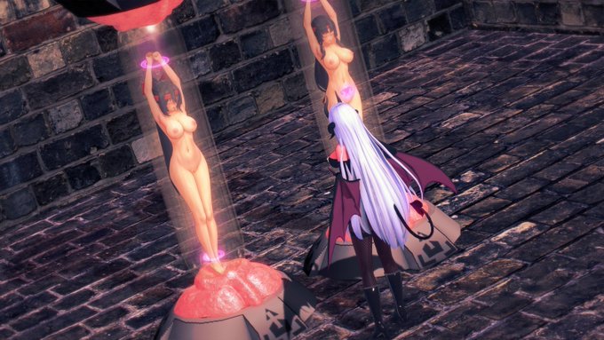 淫魔に鑑賞されるアサギちゃんたち 