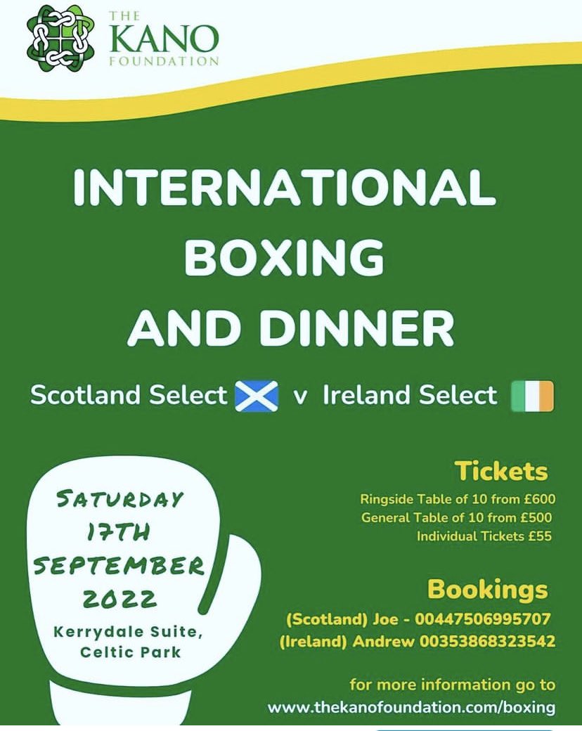 When football &amp; boxing come together to keep football free for kids <a href="/KanoFoundation/">The Kano Foundation</a> <a href="/Irishboxingcom/">Irish-Boxing.com</a> <a href="/IrishBoxinNews/">IRISH BOXING NEWS</a> <a href="/BoxingNewsED/">Boxing News</a> <a href="/cmckennasport/">Chris McKenna</a> #CelticFC #Glasgow #scottishboxing #irishboxing