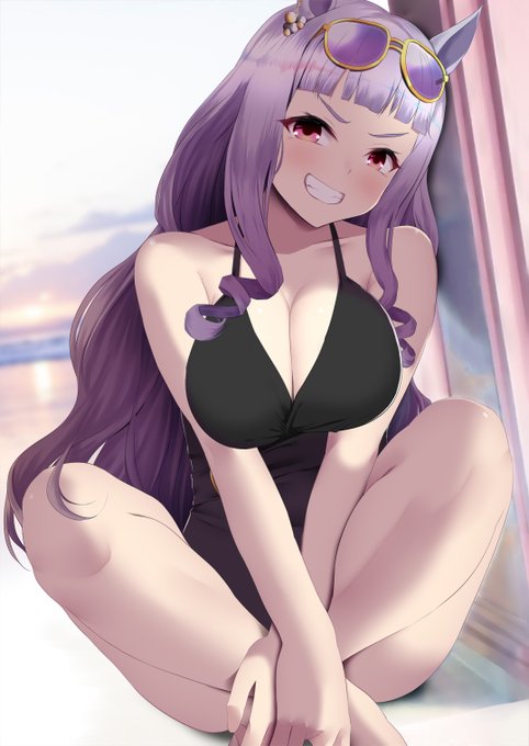 よくちょっかいを出してくるイタズラな笑顔水着ゴルシお姉さん概念
#ウマ娘 