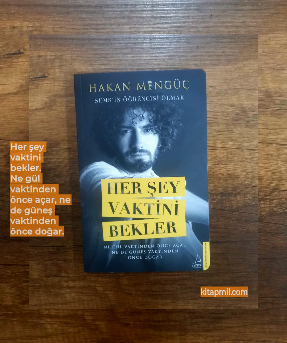 kitapmil's tweet photo. #herşeyvaktinibekler #hakanmengüç #kitabevi #kişiselgelişim #kitapmil https://t.co/h7UVvkYxmN