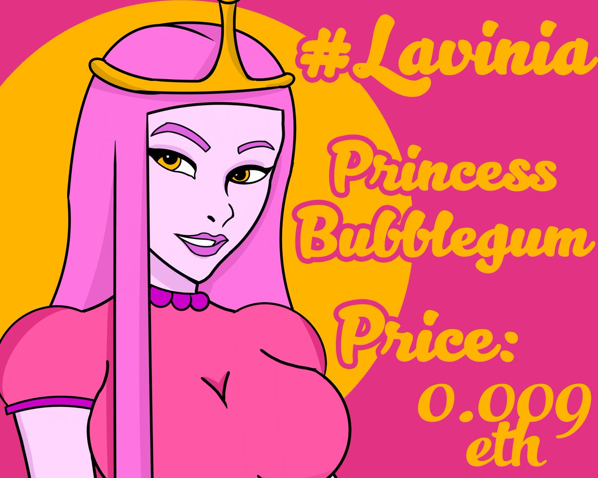 _LaviniArt's tweet photo. #Lavinia

💜Princess Bubblegum

🎉3rd Drop Last 6 Piece

🔥Joker, Spiderman, Medusa ,Princess Bublbegum...

🤍OpenSea: https://t.co/C9crtg9wT9

#nftcollector #NFT #NFTs #OpenSeaNFT #OpenSea https://t.co/0wXRmMH9q2