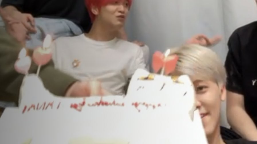 jaemvcl's tweet image. jaemin’s cat birthday cake !!!