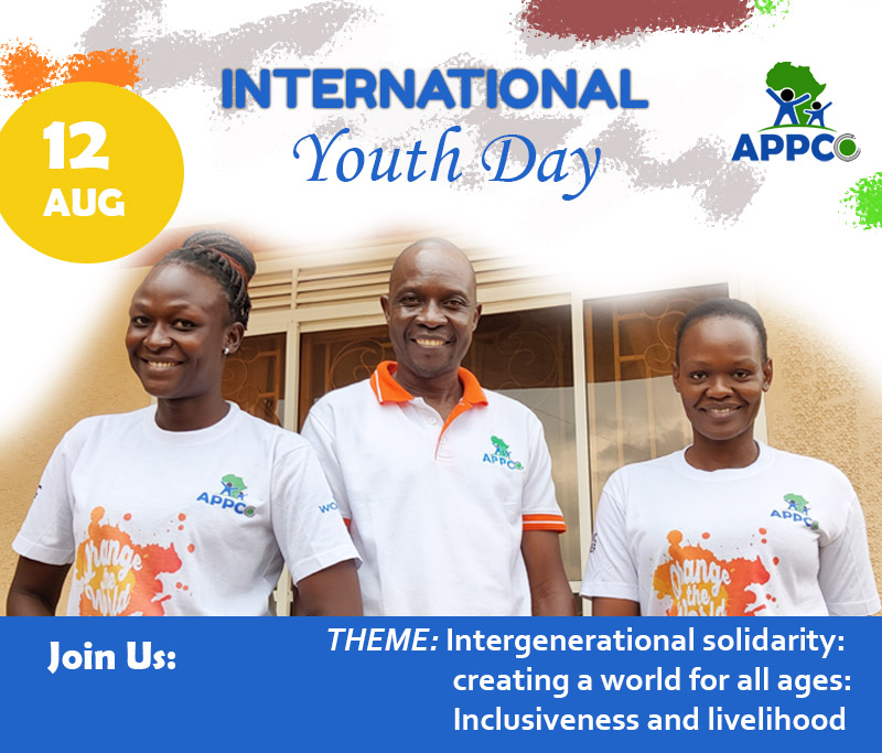 Today August 12, is #InternationalYouthDay2022 themed 'Intergenerational solidarity: creating a world for all ages'. We promote dignity and well-being free from poverty through #Inclusiveness and #livelihood. APPCO celebrates this day with the rest of the globe. #IYDUG22