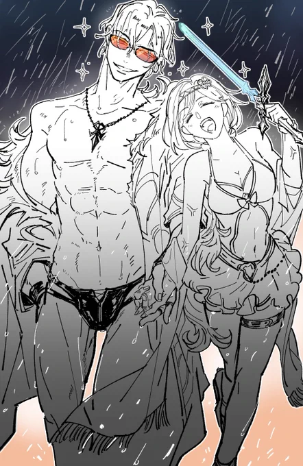 夏が終わる前に水着ユーステスが来そうにないです(水着ベはいっぱい来た)※ユスジタとベリアル 
