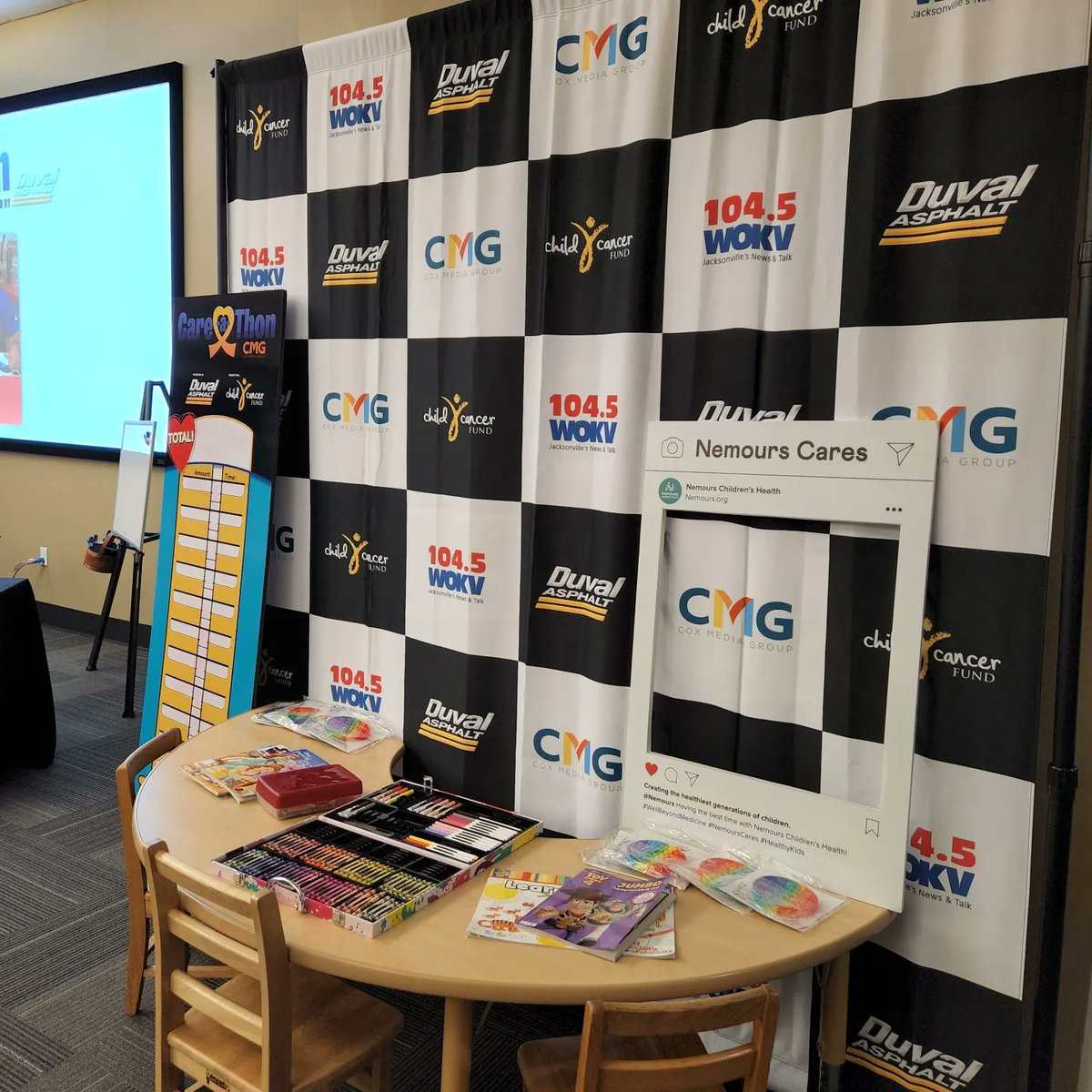 KOAJeana's tweet photo. 5AM UPDATE: $18,850 raised so far! Let's keep it going bright and early! 

Help local families in the cancer fight by donating to the Child Cancer Fund:

CALL: 855-636-6877 
TEXT: **1045
AUCTION: https://t.co/reqiOLrIWc

@WOKVNews @ActionNewsJax https://t.co/sDt2Y0c3ez