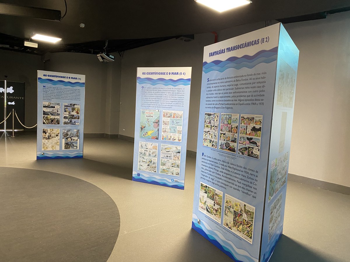 EXPOS #viñetas2022 
𝗔𝗤𝗨𝗔𝗥𝗜𝗨𝗠 𝗙𝗜𝗡𝗜𝗦𝗧𝗘𝗥𝗥𝗔𝗘 <a href="/mc2coruna/">Museos Científicos Coruñeses</a> 
VIÑETAS: A CIENCIA DOS OCÉANOS
· Comisario: Antoni Guiral

Maís info e horarios 👇
ow.ly/COWE50KixqG