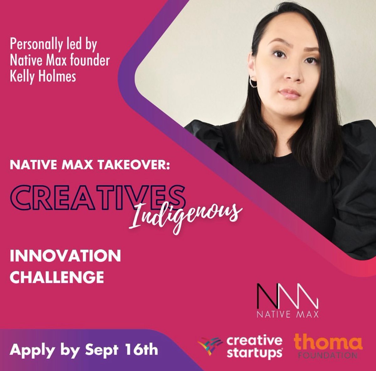 Here’s your chance to work and connect with premier Native business mentors, collaborate with like-minded Native creatives, and engage in an intensive, hands-on program by @creativestartups @nativemaxmag, funded by the Thoma Foundation.

survey.zohopublic.com/zs/ZGCsRj?utm_…
