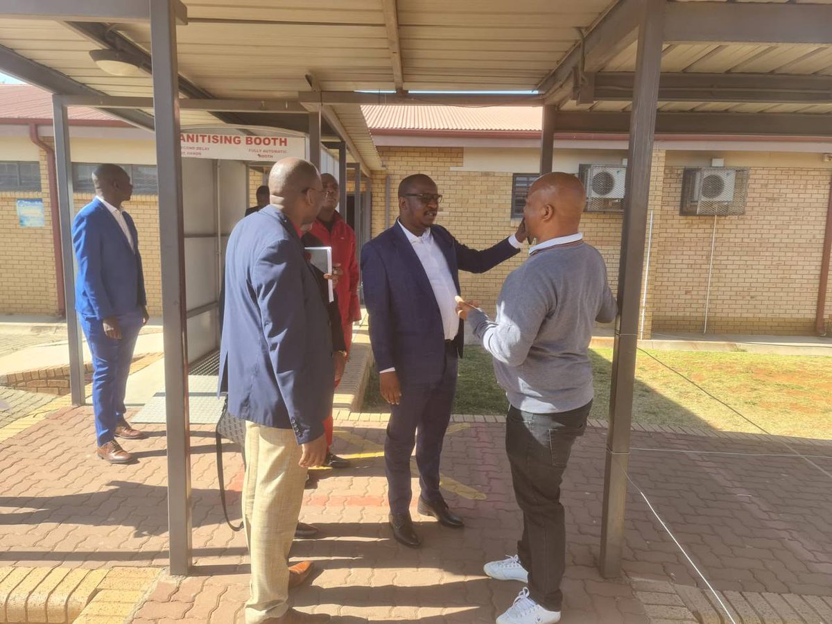 GPLegislature's tweet photo. Led by Chairperson Matome Chiloane, the Portfolio Committee on Education is conducting an oversight visit to Kagiso Secondary school. 
The committee is assessing the Implementation of the ICT and E- Learning Programme in Gauteng Schools https://t.co/epqFJYYA7F