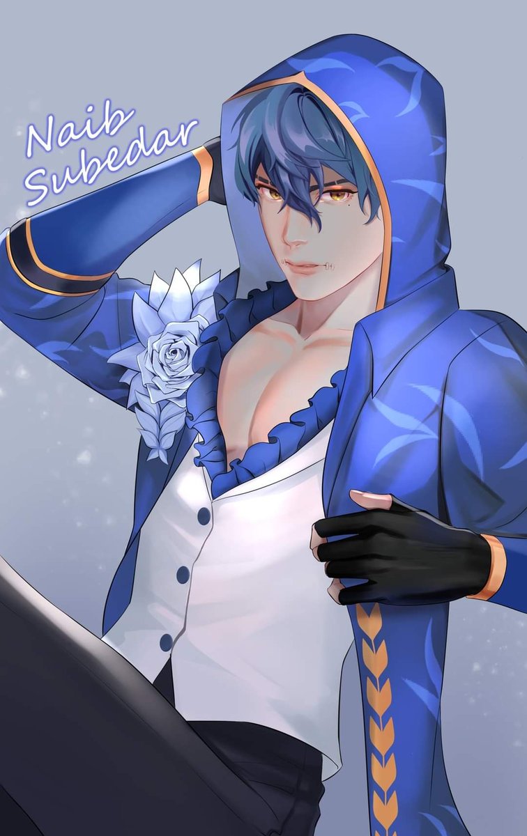 sgonfiata's tweet photo. #IdentityV #第五人格 #naibsubedar
 My mercenary 🤕🫶
I drew this artwork a long time ago but I missed Naib's birthday https://t.co/2mtmNEU0c8